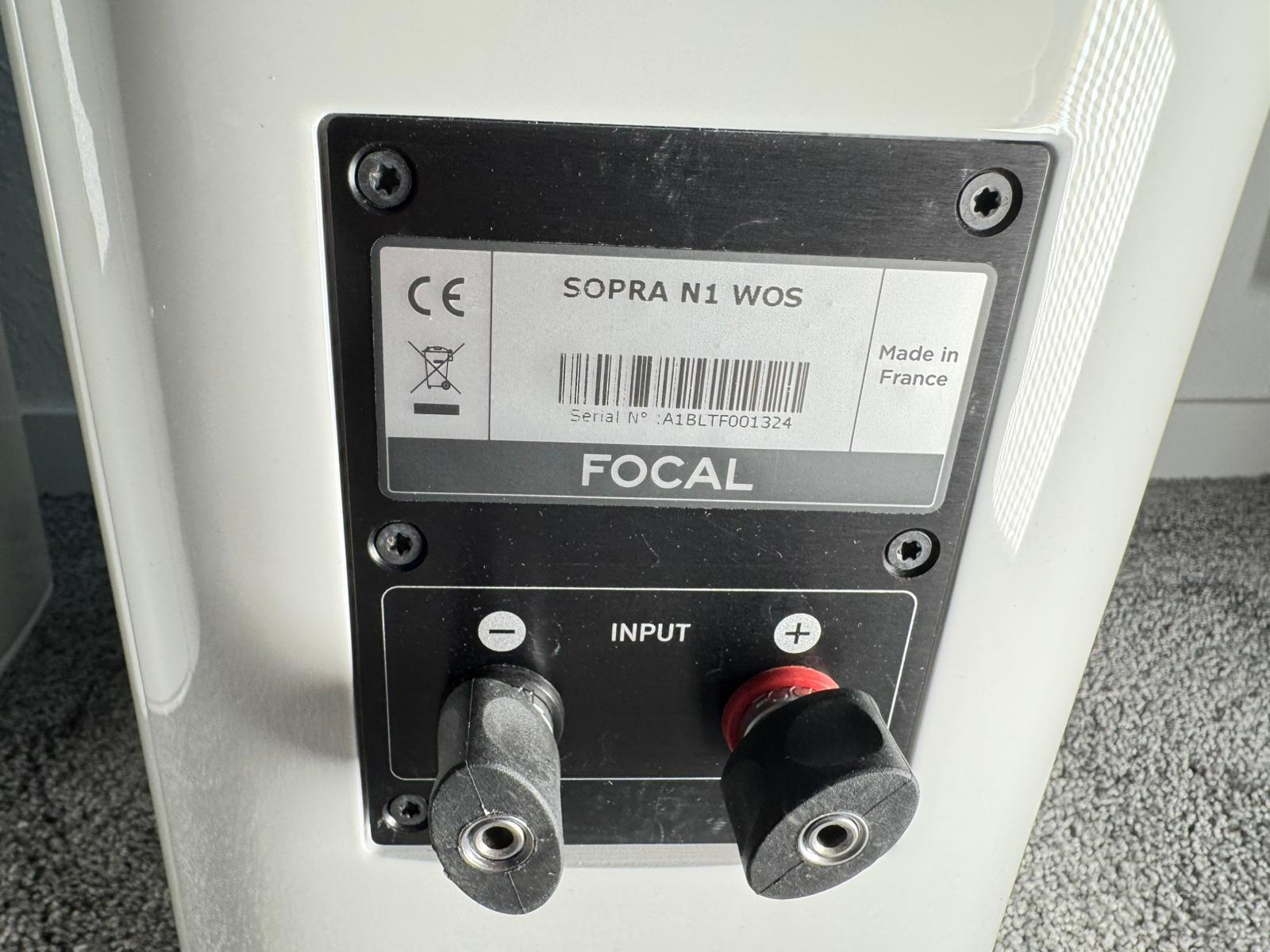 Focal Sopra 1 speakers in white from 2024 5