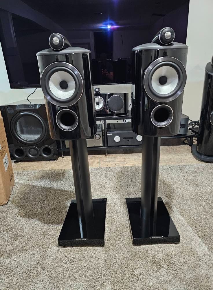 Bowers & Wilkins 805 D4 Bookshelf Speakers Black Pair