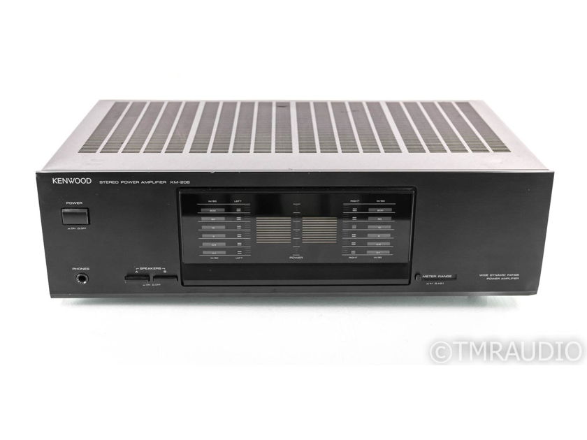 Kenwood KM-208 Vintage Stereo Power Amplifier; KM208 (No Feet) (26716)