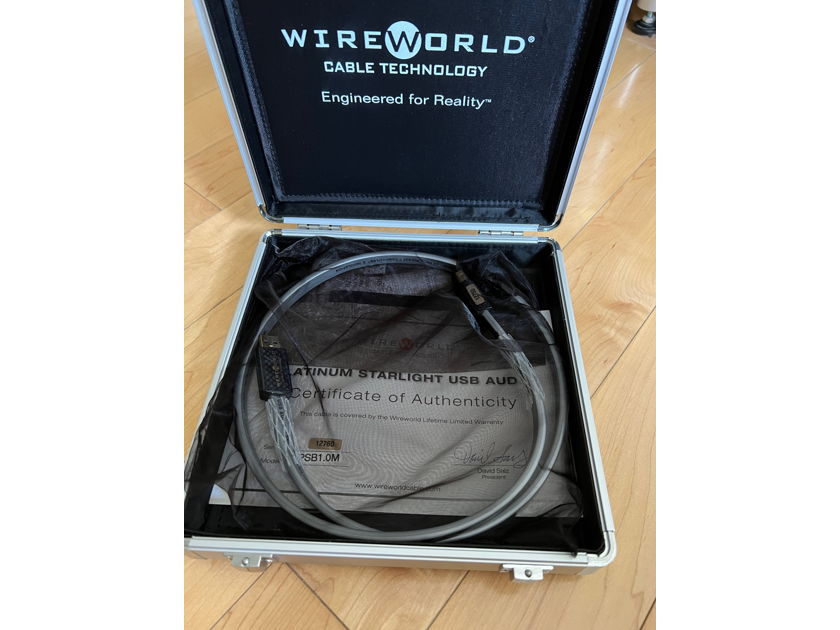 Wireworld Platinum Starlight 7  USB A-B cable 1m