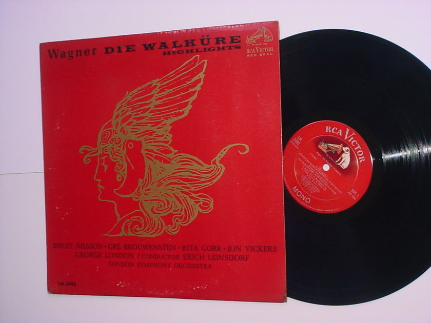 RCA Victor red seal MONO LM-2692 lp record Wagner Die Walkure highlights 1963 s1/s1