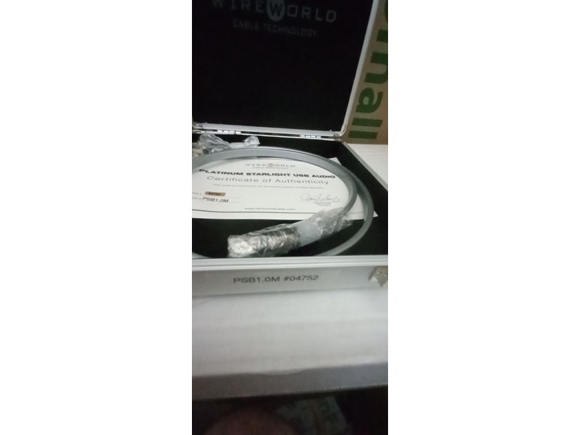 Wireworld  Platinum Starlight USB AUDIO CABLE Brand New AUDIOPHILE NIRVANA