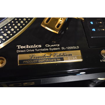 Technics SL-1200GLD - Limited Edition (#0193), 24K Gold...