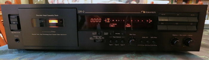 Nakamichi DR-2 with Original Box 3 Head Made in Japan!