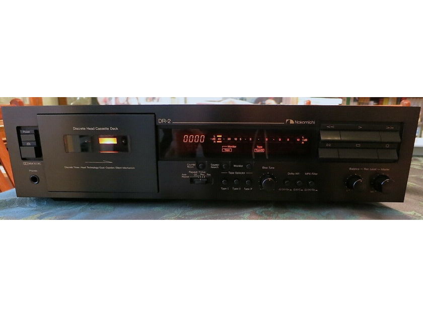 Nakamichi DR-2 with Original Box 3 Head Made in Japan!