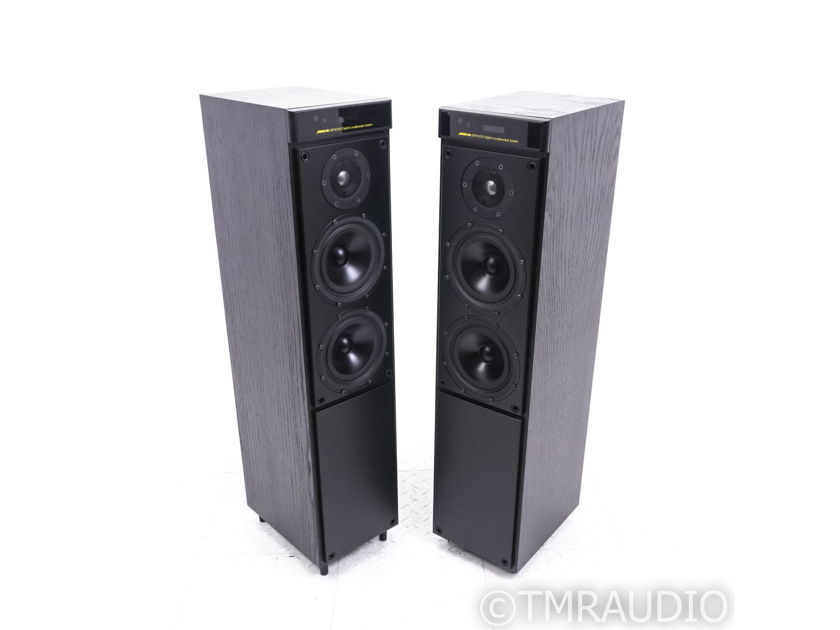 Meridian DSP5000 Digital Powered Floorstanding Speakers; Black Pair; MSR Remote (20643)