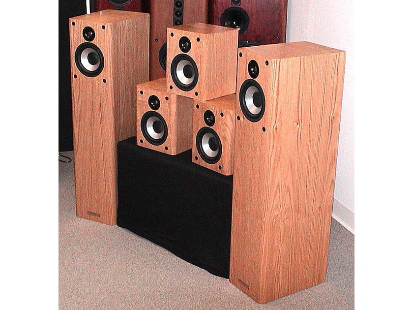 Alumina Five-Cabinet Home Theater Surround Sound System