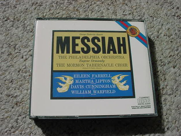 George Frederick Handel 2 cd set Messiah Eugene Ormandy...