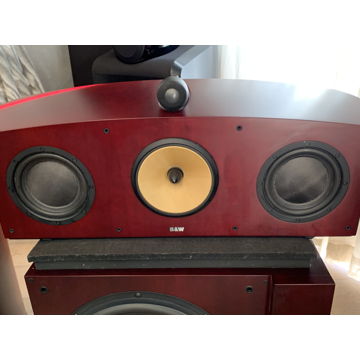 Bowers HTM-1 Center Channel  Cherry wood & Matching Stand
