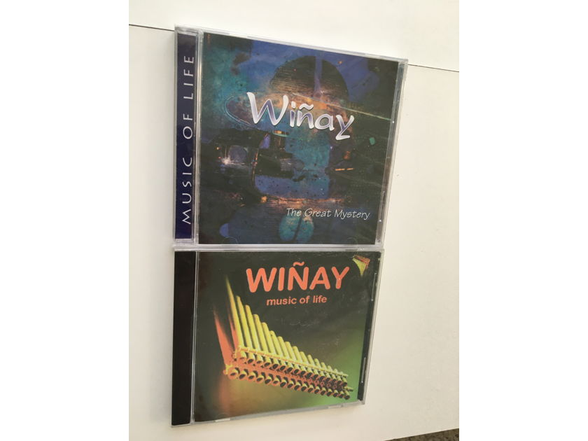 Winay 2 sealed cds Music of life and the great mystery