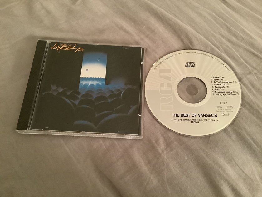 Vangelis RCA Germany Sunburst Compact Disc  The Best Of Vangelis