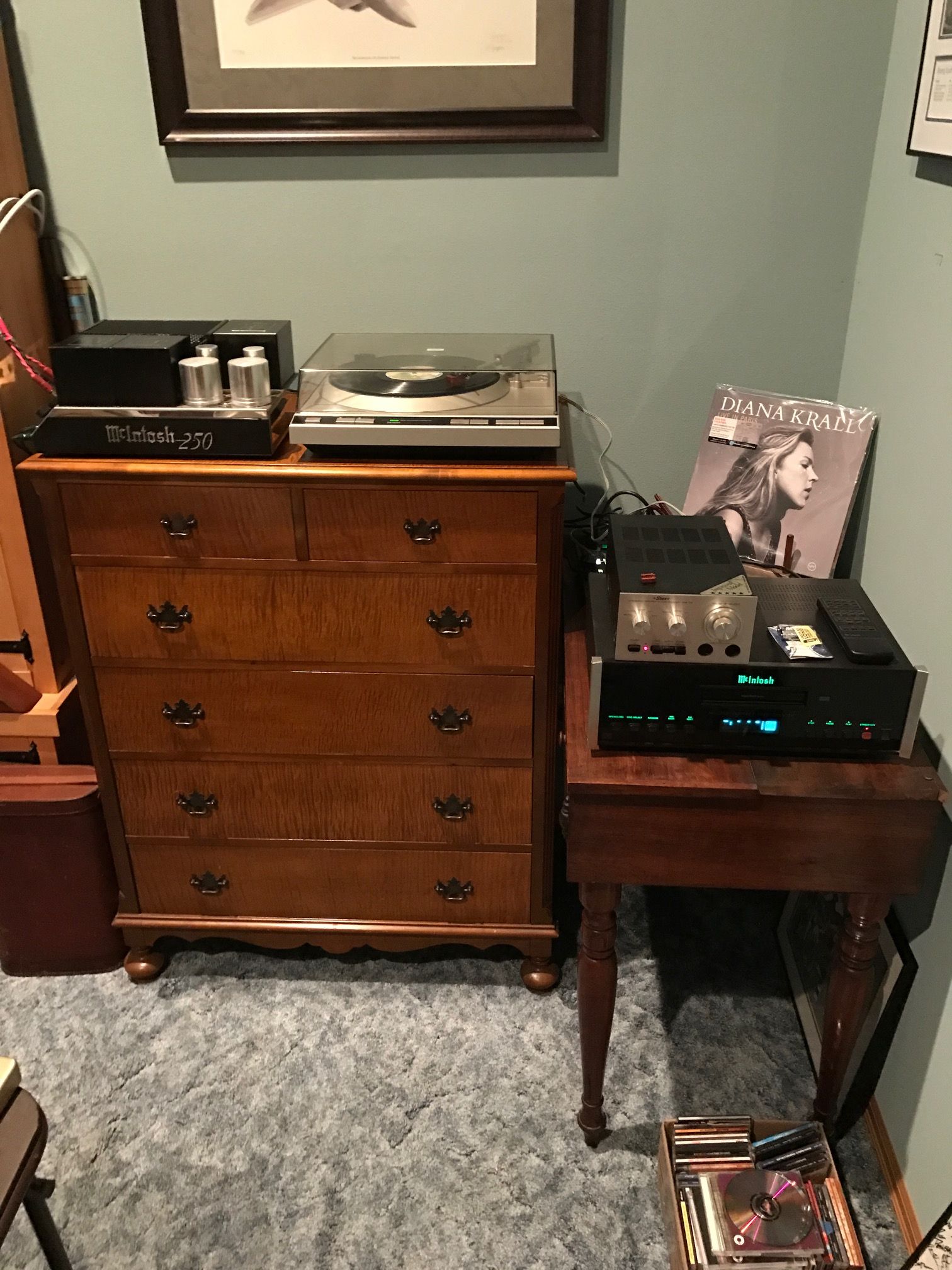 Stax Preamp w SS MC250