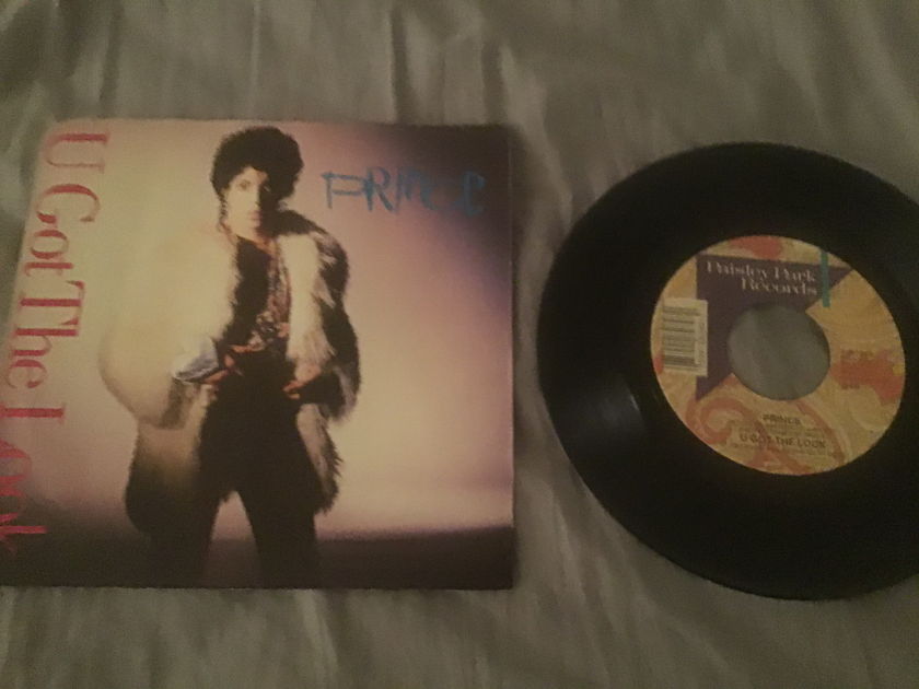Prince  U Got The Look/Housequake 45 With Picture Sleeve