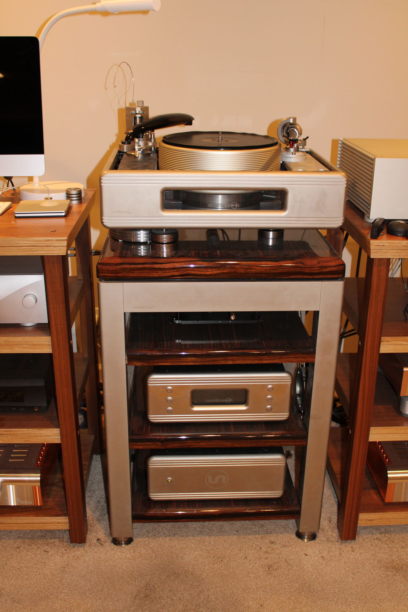 CONTINUUM AUDIO LABS CALIBURN TURNTABLE WITH COBRA TONE...