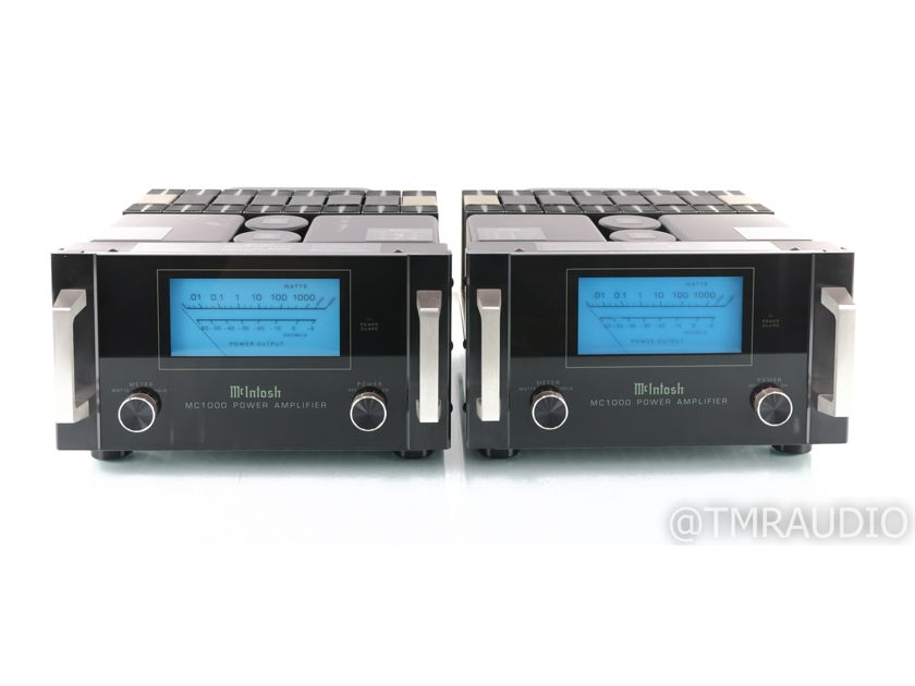 McIntosh MC 1000 Mono Power Amplifier; Pair; MC-1000 (28819)
