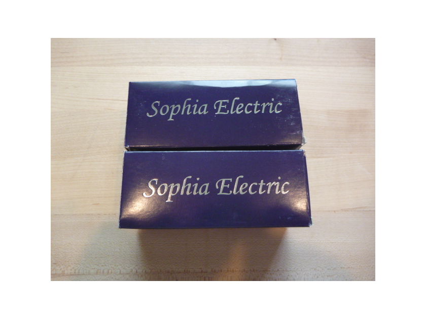 Sophia Electric 6SN7 Grade A matched tubes