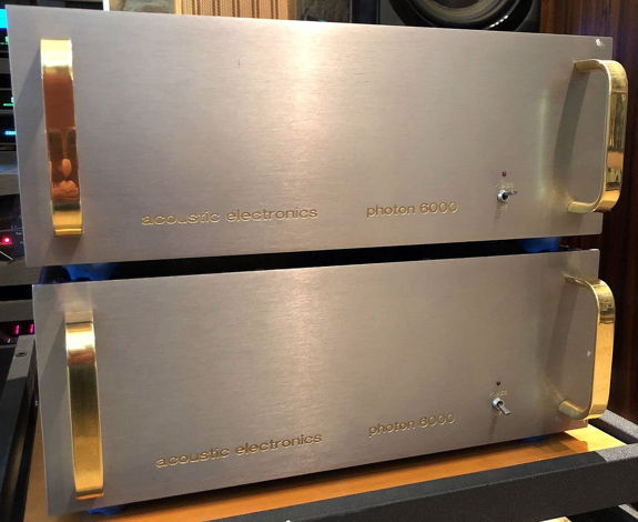 Photon 6000 Monoblock Amplifiers - Super Rare and Powerful