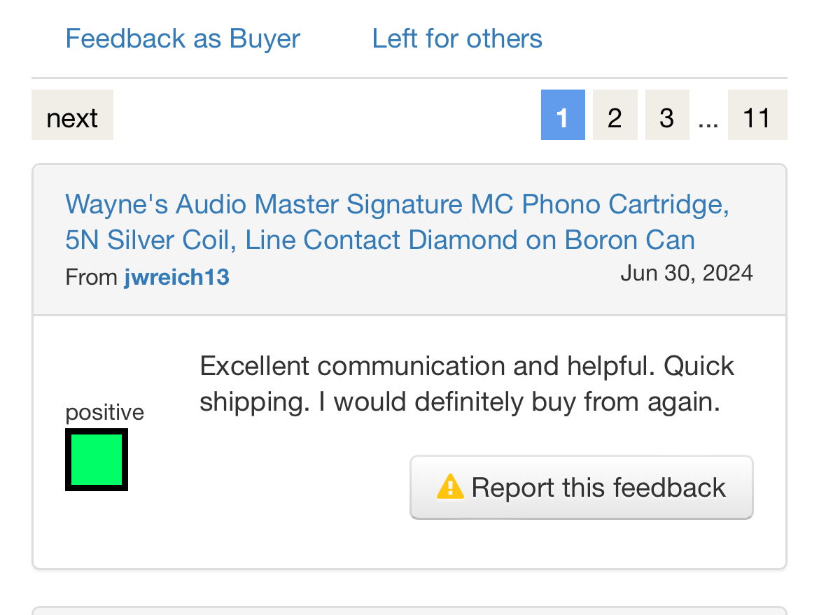 Wayne's Audio "Master Signature" MC Phono Cartridge, 5N... 15