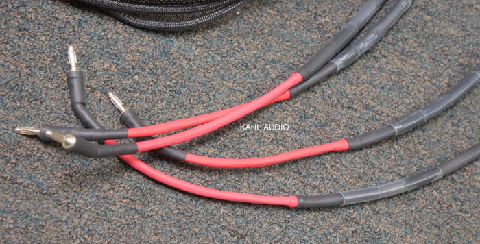 Viking Acoustics Master Silver speaker cables. 2m pr w/...