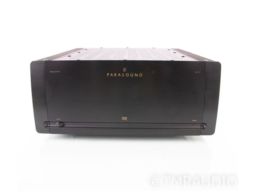 Parasound Halo A21 Stereo Power Amplifier; A-21; Black (19062)