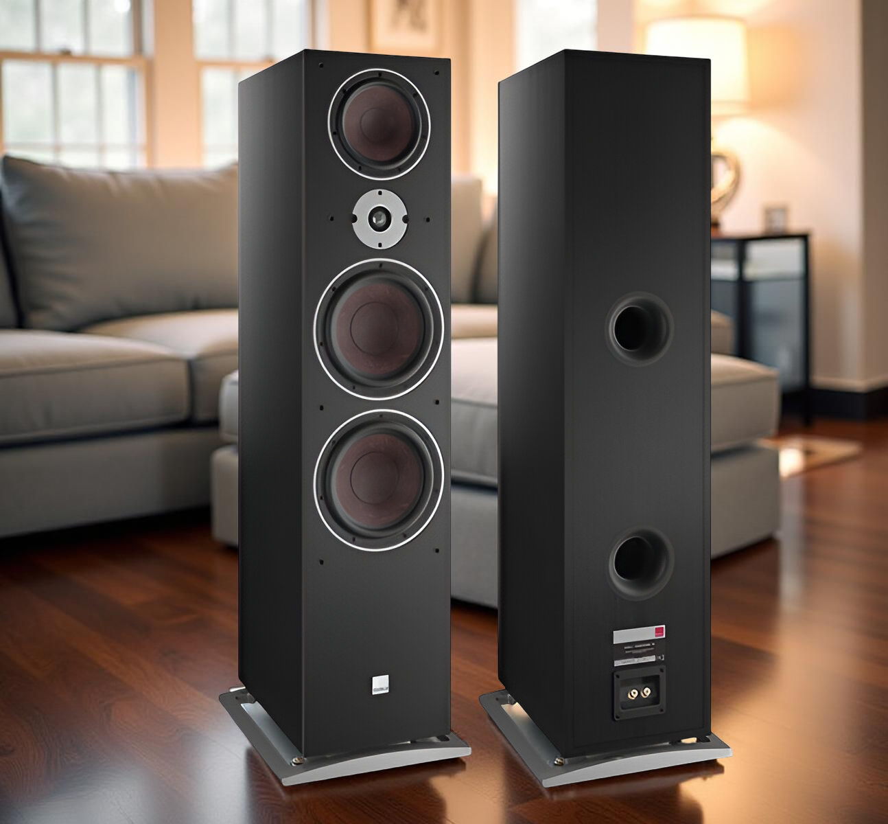 DALI OBERON 9 Floorstanding Speakers in Black Ash Venee... 3