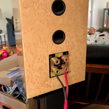 Quad 12-L2 Maple Finish Loudspeakers (Original Owner)
