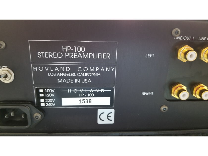 Hovland HP 100 with MC Phono Stage