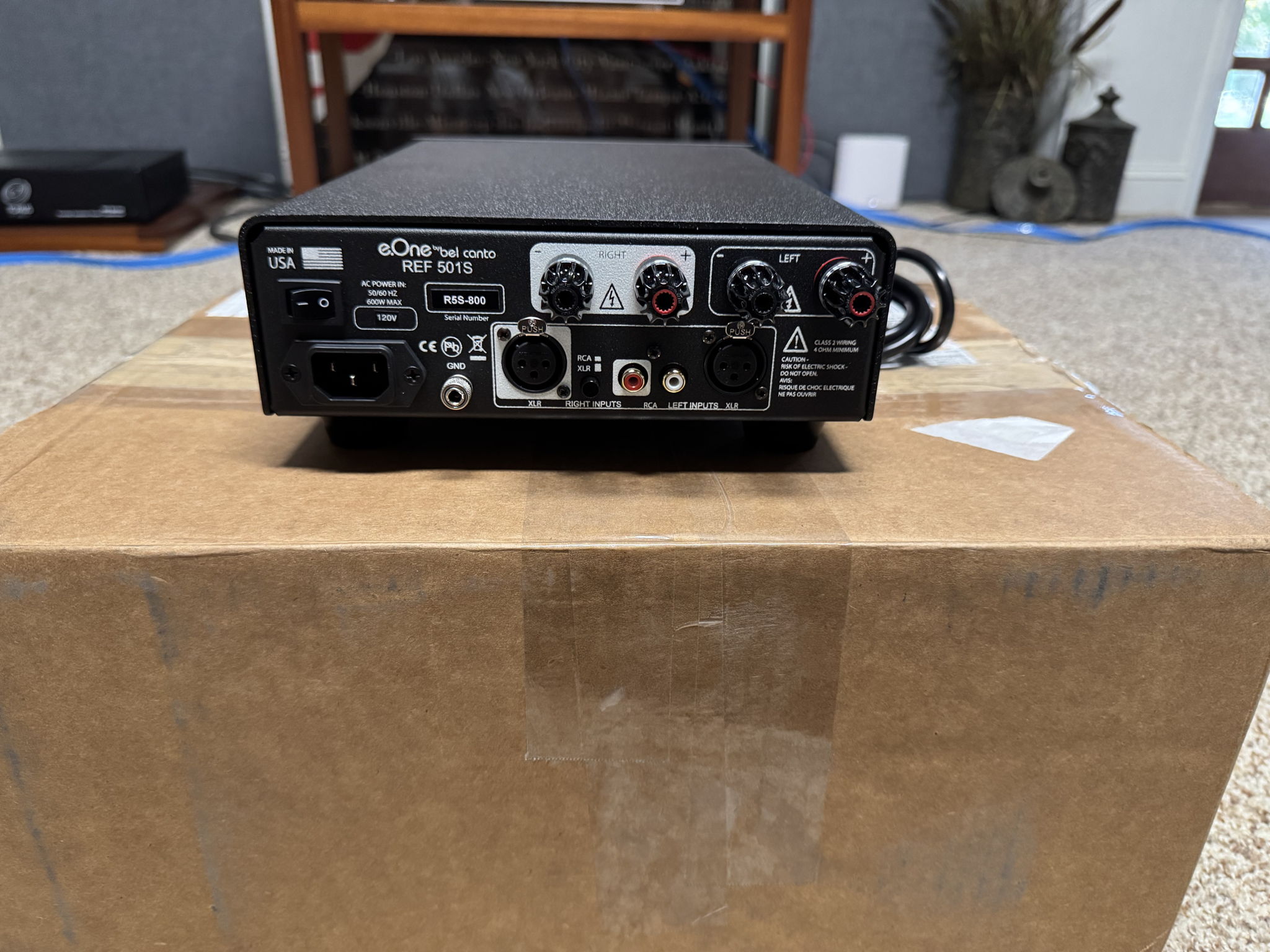 Bel Canto Design REF501S -- Nice amp, only a few months... 6