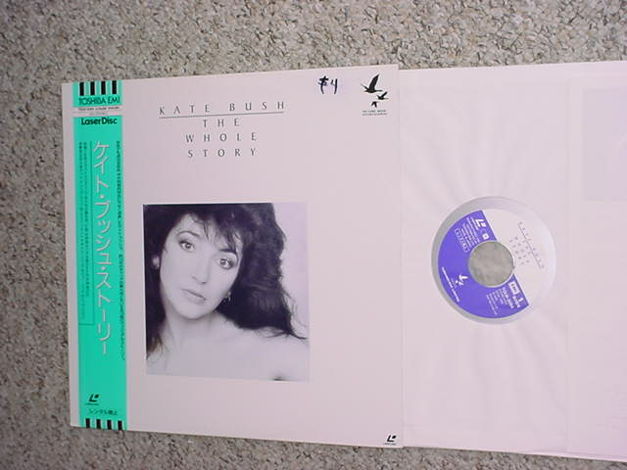12 INCH Laserdisc movie JAPAN  - Kate Bush the whole st...