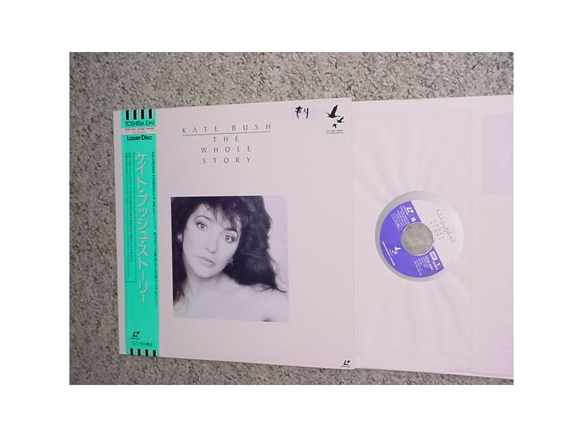 12 INCH Laserdisc movie JAPAN  - Kate Bush the whole story WOC NOT A DVD!