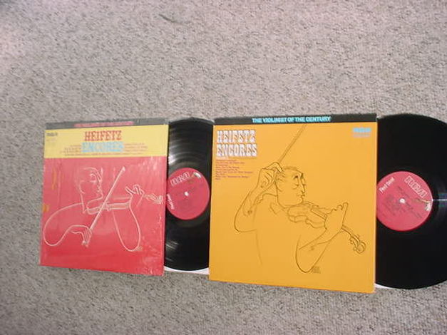 2 LP RECORDS dynaflex 1971 1972 - RCA RED SEAL Heifetz ...