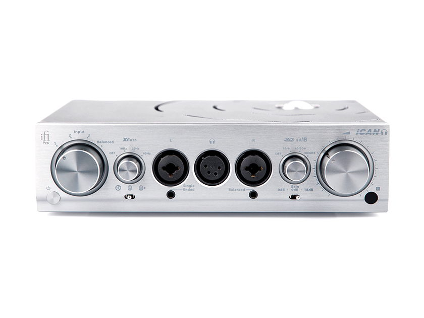 iFi Audio Pro iCAN Headphone Amp (Silver): MINT Trade-In; 1 yr. Warranty; 32% Off; Free Shipping