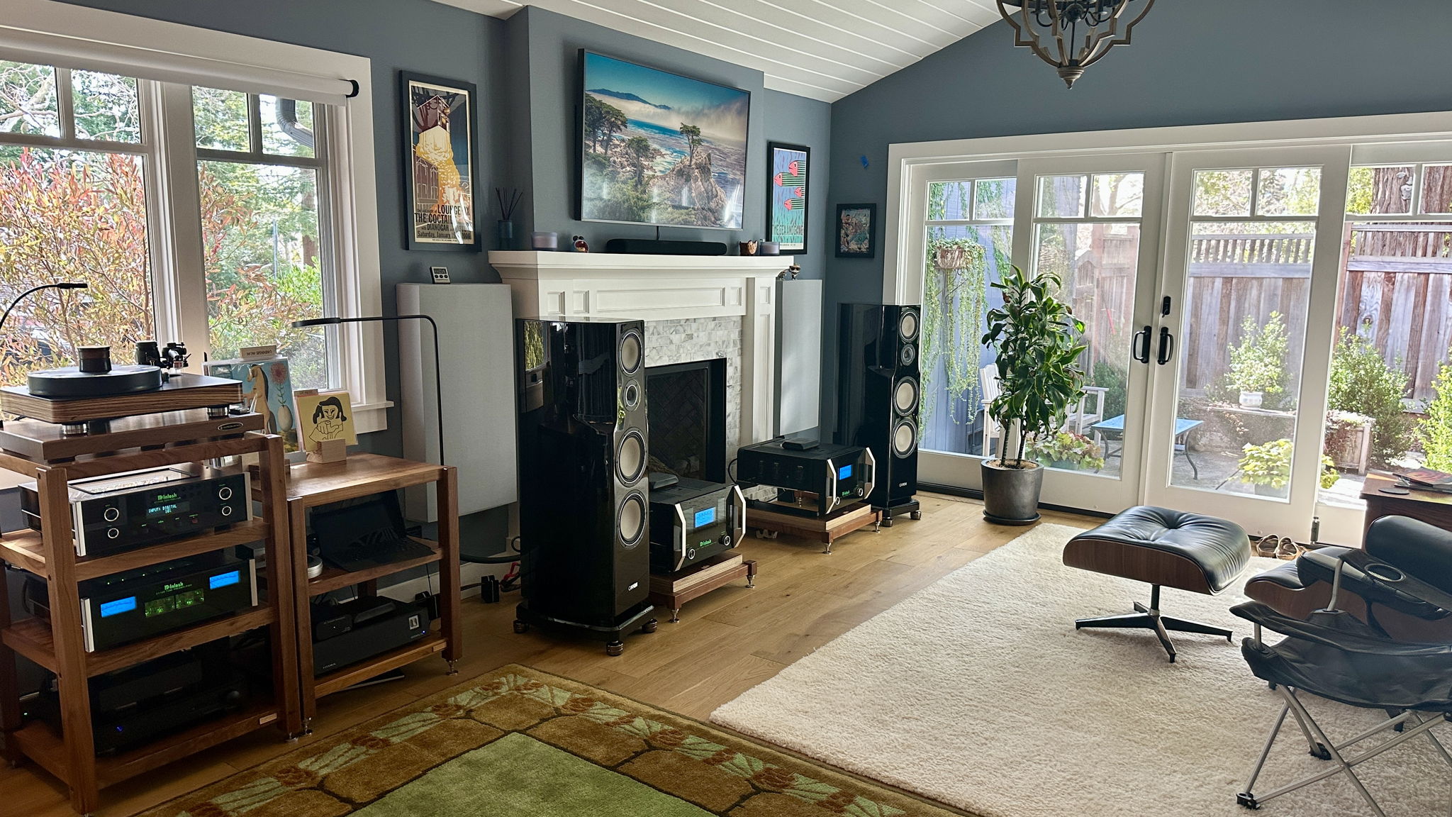 Entry into audio room
