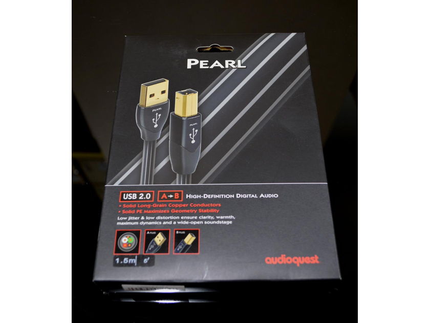 AudioQuest Pearl USB Digital Audio Cable - 1.5M / 5 Feet