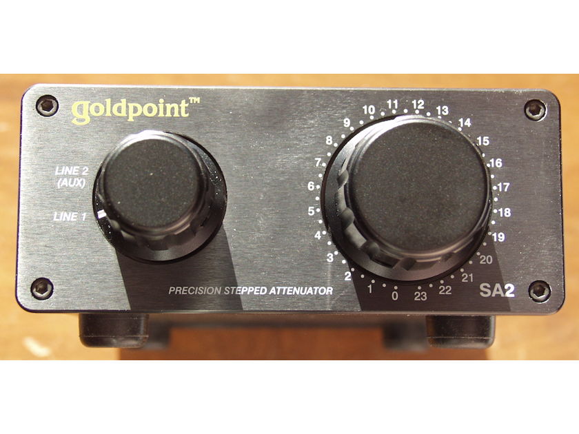 Goldpoint SA2 Passive Preamp Free Ship No PP Fees ConUSA Only *Reduced*