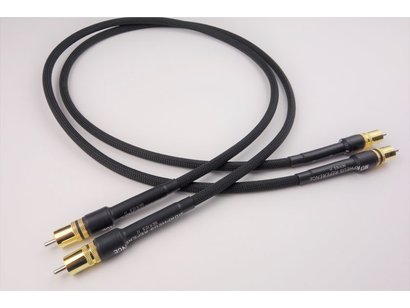 Silnote Audio Award Winning  Morpheus Reference Series II RCA Interconnects Ultra Silver 24k Gold  The World's Finest Reference Cables