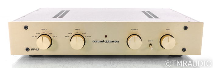 Conrad Johnson PV-12 Stereo Tube Preamplifier; PV12AL; ...