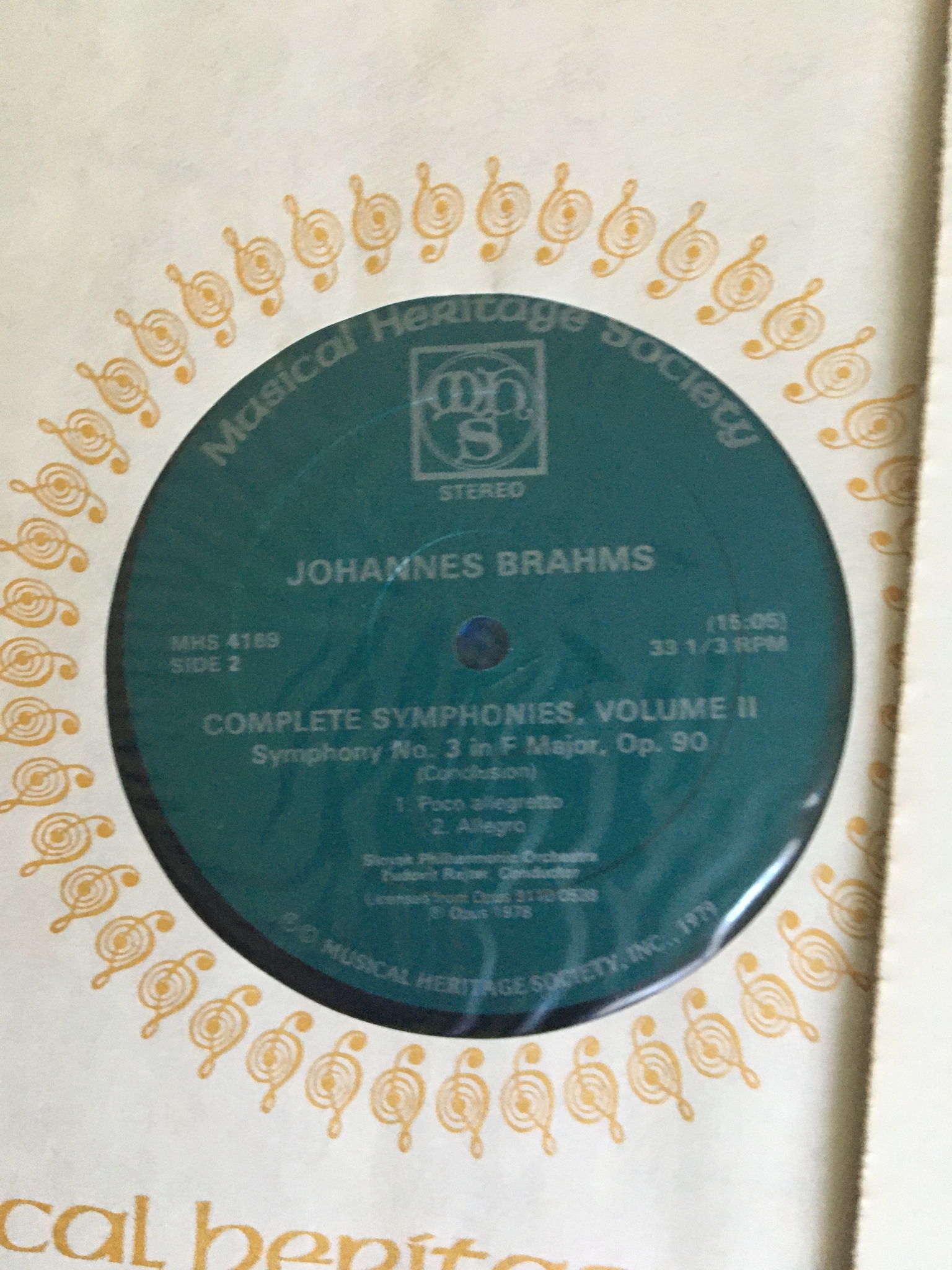 MHS Musical Heritage Society Johannes Brahms  Complete ... 13