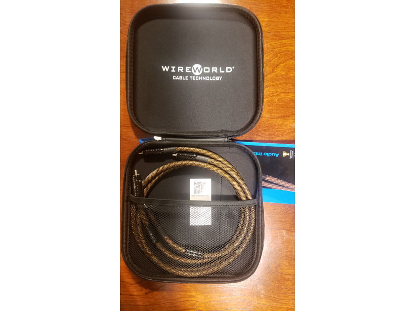 Wireworld Eclipse 8 RCA Interconnects, 1M; MINT & 50%off