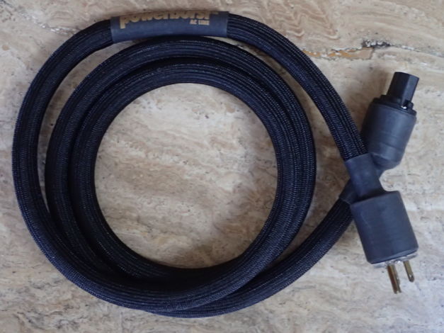 Silver Audio PowerBurst Power Cord, 2.0m, Black