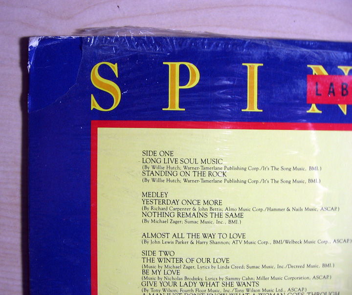 Spinners - Labor Of Love 1981 SEALED Vinyl LP Atlantic ... 3