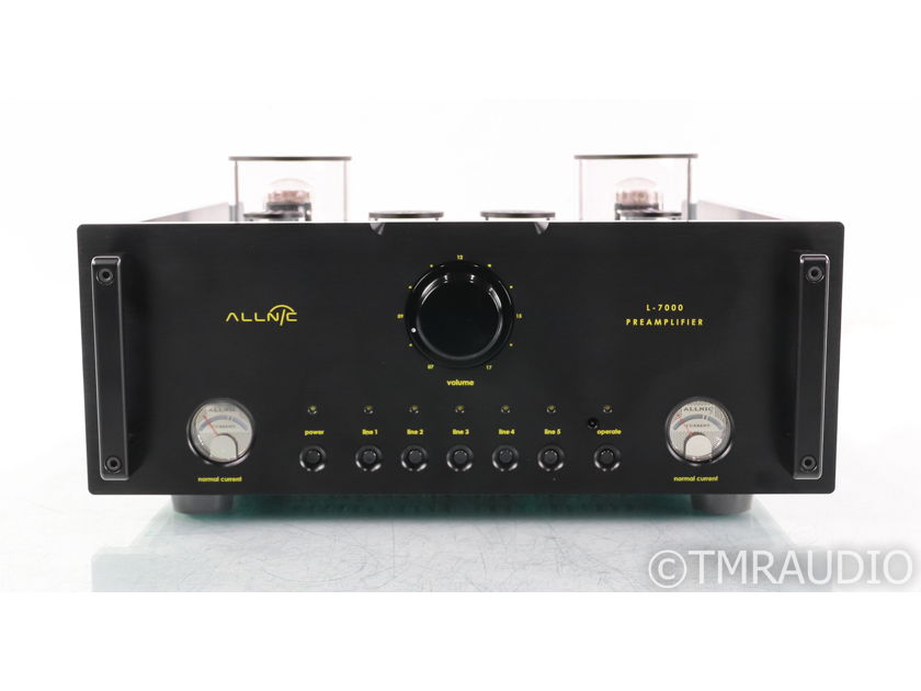 Allnic L-7000 Stereo Tube Preamplifier; Remote; Black (Excellent Condition) (42063)