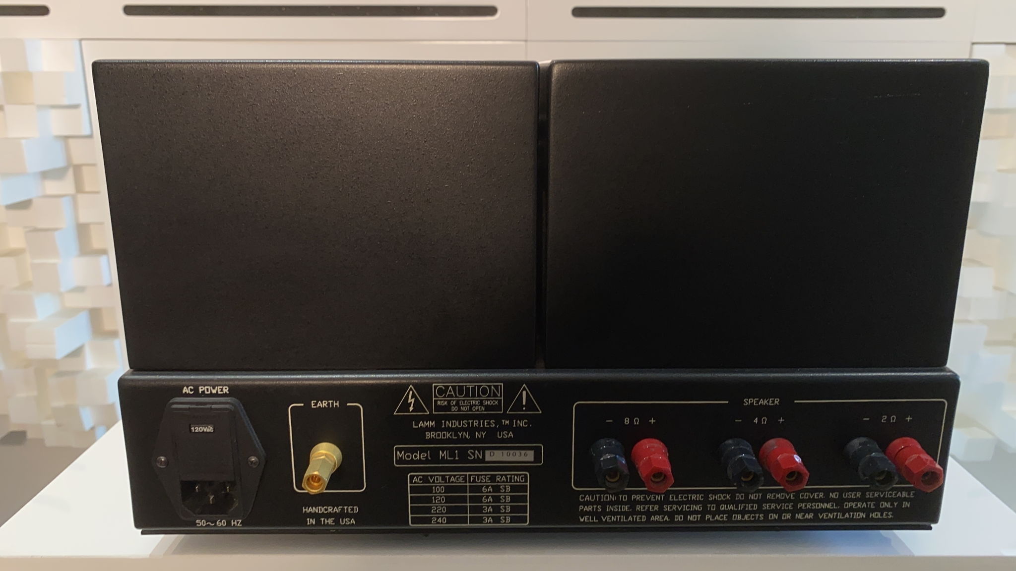 LAMM ML1 MONOBLOCK POWER AMPLIFIERS - NEW PRICE 12