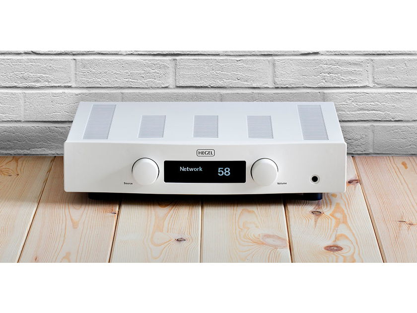 Hegel H120 IP Controllable 2-Channel High Performance Integrated Amplifier (White) Brand New! Opened box, never used! Comes with warranty!