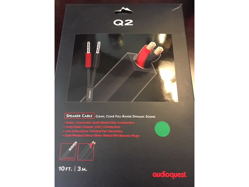 AudioQuest Q2 Speaker Cable 10 ft.