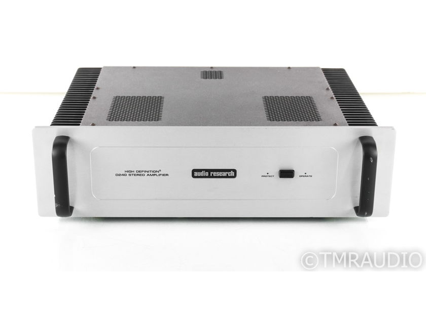 Audio Research D240 Mk II Stereo Power Amplifier; D-240 (23559)