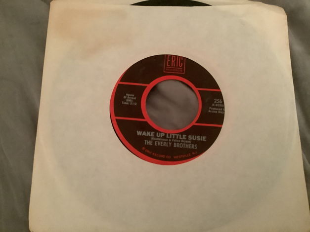 The Everly Brothers Eric Records 45 Single  Wake Up,Lit...