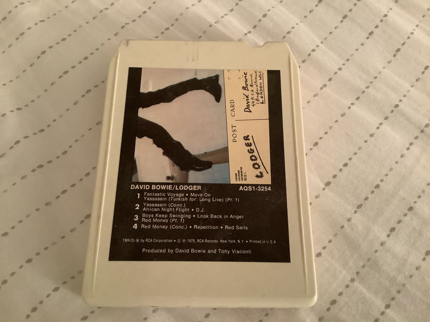 David Bowie Pre Recorded 8 Track Tape Lodger