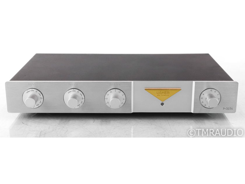 Usher P-307A Stereo Preamplifier; P307A; MM Phono; Silver (34655)