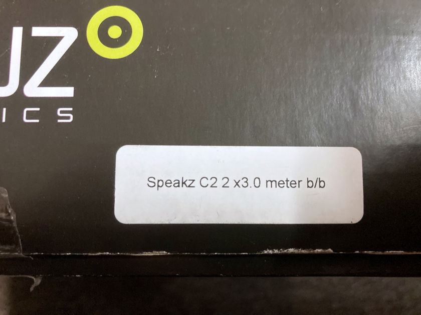 Ansuz Acoustics Speakz C2 Speaker Cable, 3M, B>B
